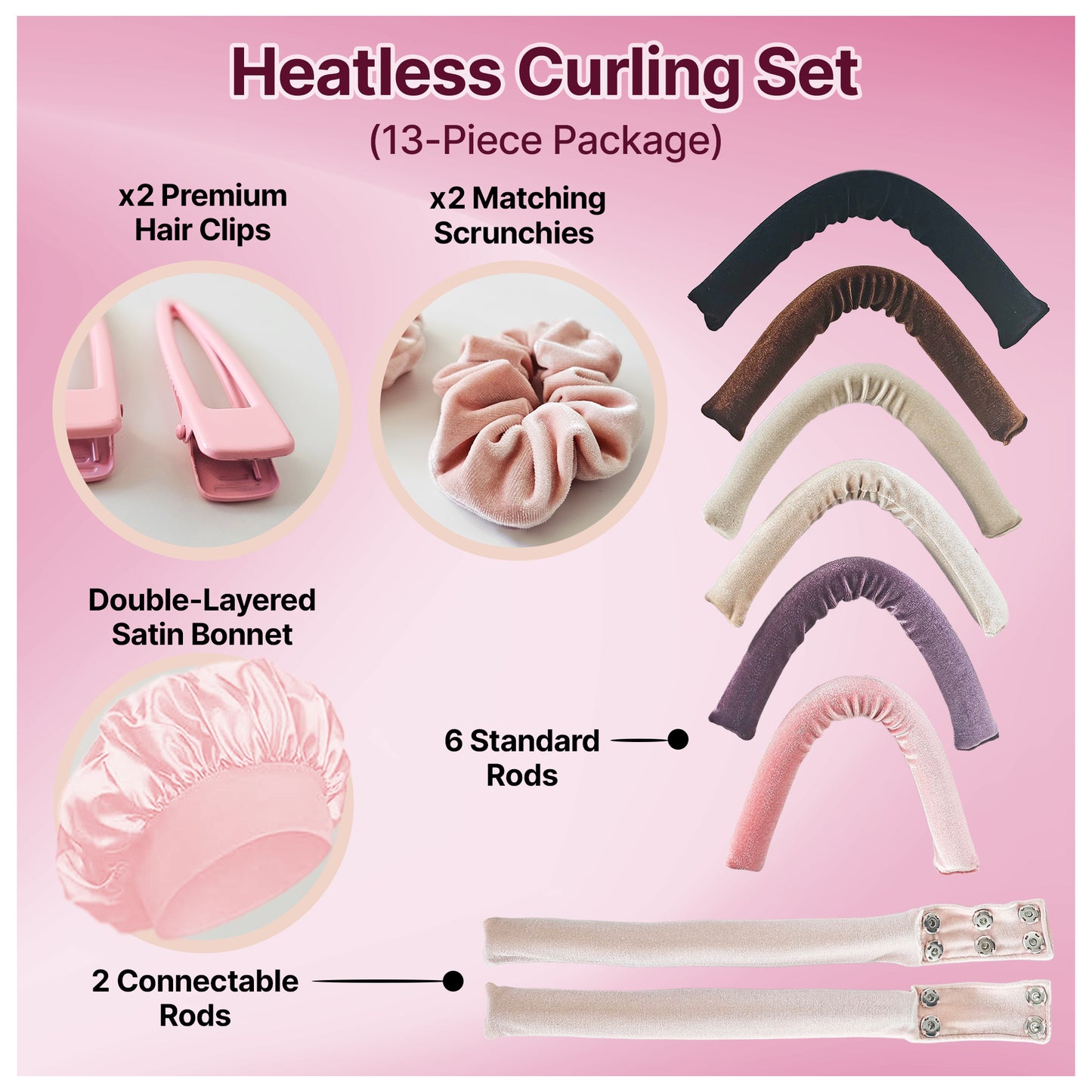 Luxury Heatless Hair Curler Set  JANALIJANE®