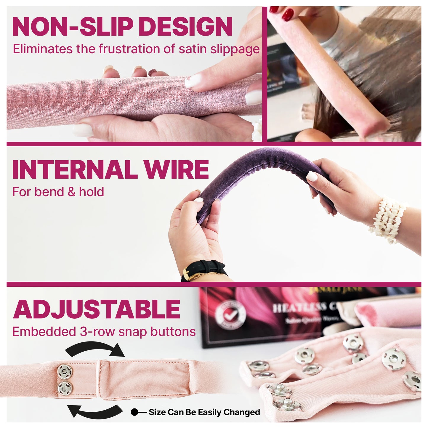 Luxury Heatless Hair Curler Set  JANALIJANE®